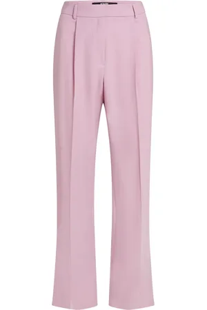 Karl Lagerfeld Pantalon en laine mélangée à coupe droite