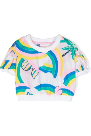 Billieblush T-shirt en coton à imprimé graphique