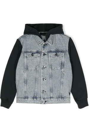 Emporio Armani Veste en jean à capuche