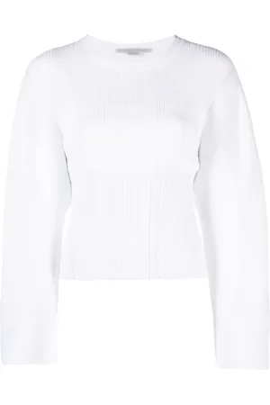 Stella McCartney Haut en maille fine à effet plissé