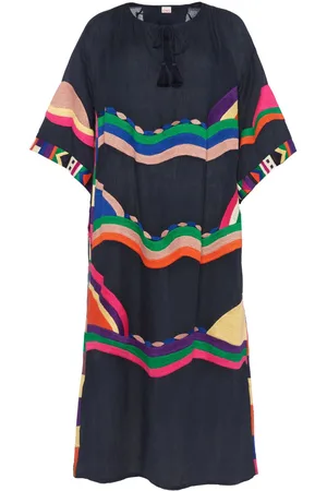 ERES Robe en lin Arizona à broderies