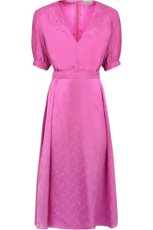 Bally Robe mi-longue à taille nouée