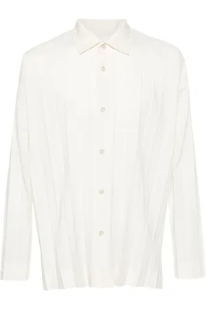 Issey Miyake Chemise à design plissé