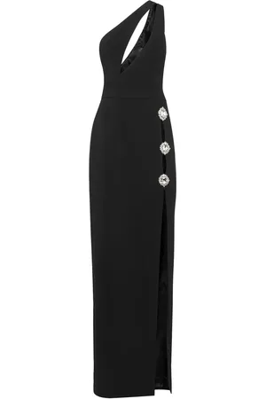 Philipp Plein Robe longue à détail de broche