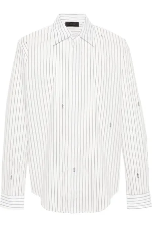 AMIRI Chemise en coton Stack à fines rayures