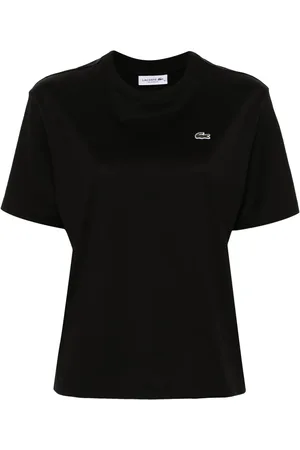 Lacoste T-shirt en coton à patch logo
