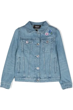 VERSACE Veste en jean Blossom