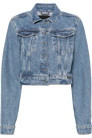 ROTATE Veste en jean à patch logo