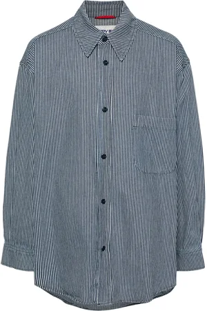 Autry Chemise en coton à rayures