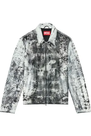 Diesel Veste L-Pylon-A en cuir