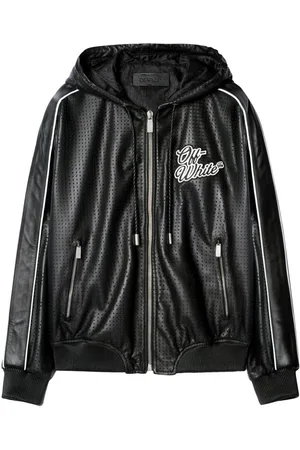 OFF-WHITE Veste bomber à logo appliqué