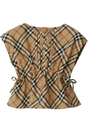 Burberry Haut en coton à imprimé Vintage Check