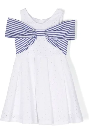 Lapin House Robe en coton à détail de nœud