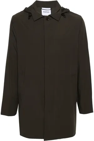 Aspesi Imperméable à simple boutonnage