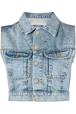 Veste en best sale jean moschino femme