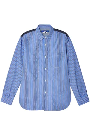 JUNYA WATANABE Chemise rayée à design patchwork