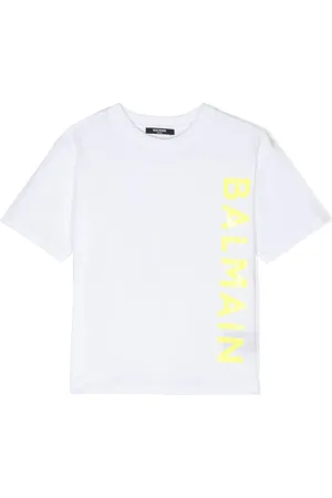 Balmain T-shirt en coton à logo