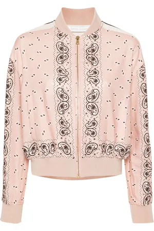 Palm Angels Veste bomber à motif cachemire