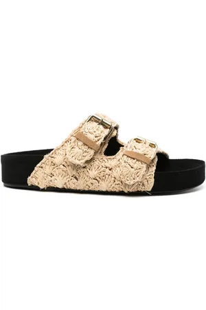 Isabel Marant Sandales Lennyo en raphia