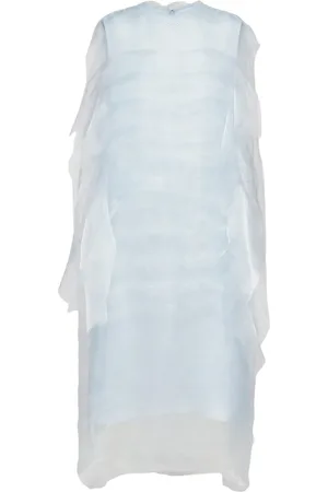 Prada Robe Technical Voile à plis