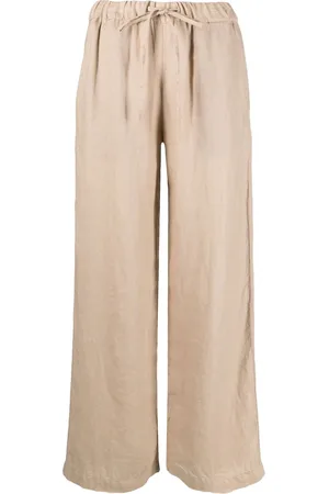 FAY Pantalon en lin à coupe ample