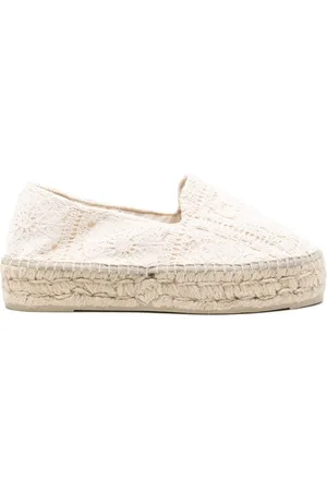 MANEBI Espadrilles à détails perforés