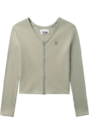 Izzue Cardigan à plaque logo