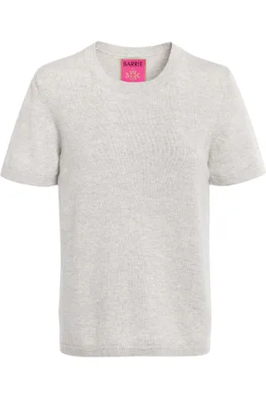 Barrie T-shirt en maille fine à col rond