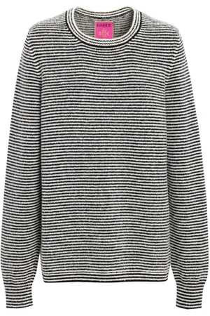 Barrie Pull en maille intarsia à rayures