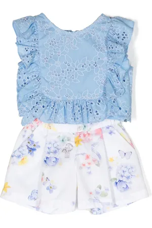 Lapin House Blouse en coton à broderie anglaise