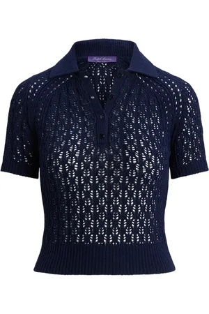Ralph Lauren Polo en soie à effet de transparence