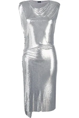 Paco rabanne Robe mi-longue drapée