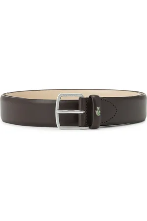 Lacoste Ceinture en cuir à logo gravé