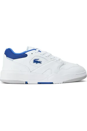Lacoste Baskets en cuir Lineshot à empiècements