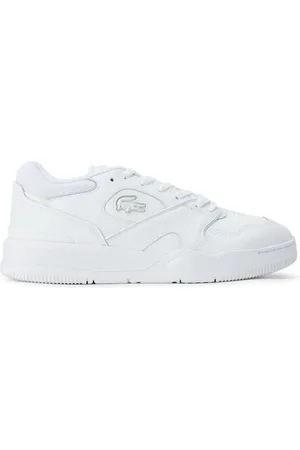 Lacoste Baskets en cuir Lineshot à empiècements