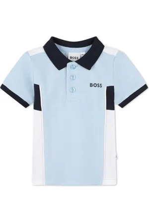 HUGO BOSS Polo en coton à logo imprimé