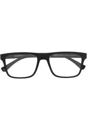 Emporio Armani Lunettes de soleil à monture rectangulaire