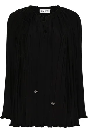 Lanvin Blouse plissée à manches longues