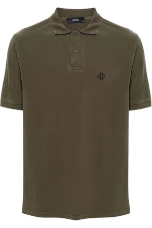 HERNO Polo à logo brodé