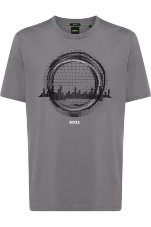 HUGO BOSS T-shirt en coton à imprimé graphique