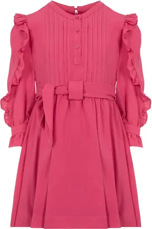 Lapin House Robe ceinturée à volants