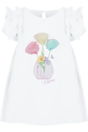 Lapin House Robe en coton à fleurs