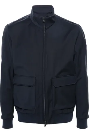 HERNO Veste bomber en laine vierge