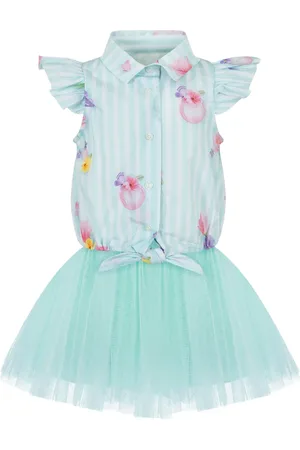 Lapin House Ensemble robe-chemise à imprimé rose