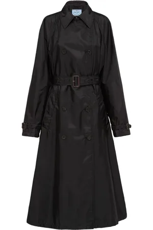 Prada Trench Re-Nylon à taille ceinturée