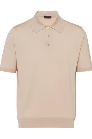 Prada Polo en laine à manches courtes