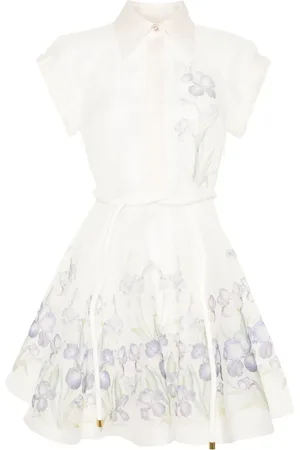 ZIMMERMANN Robe courte Natura Flip à fleurs