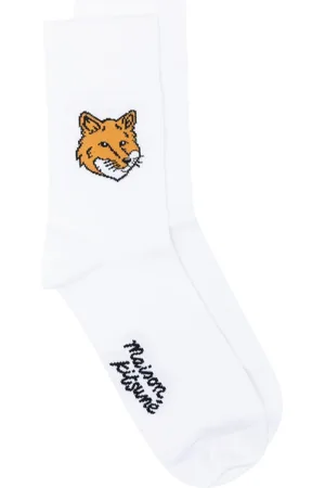 Maison Kitsuné Chaussettes à motif Fox