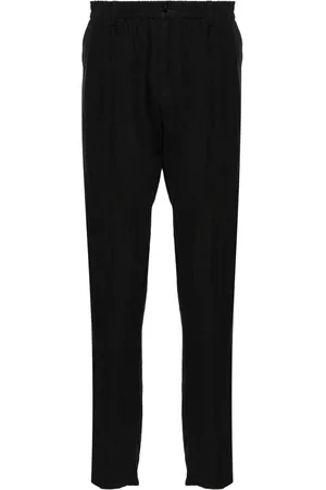 Emporio Armani Pantalon fuselé à taille mi-haute