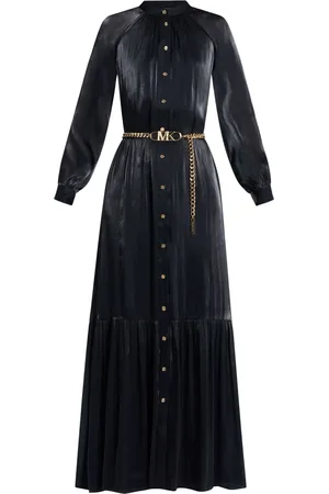Michael Kors Robe-chemise ceinturée à manches longues